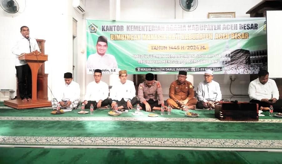 Mulai Jalani Manasik Aceh Besar Berangkatkan Jemaah Haji Tahun Ini