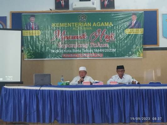 106 Jemaah Haji Kota Bima Mengikuti Manasik Haji Sepanjang Tahun